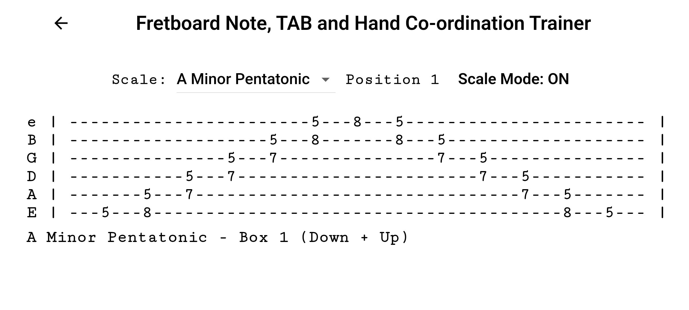BestFret Fretboard Note and TAB Trainer screen 7